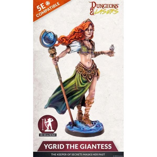 1414675431-4 Archon Studio - Dungeons & Lasers - Miniatures: YGRID THE GIANTESS