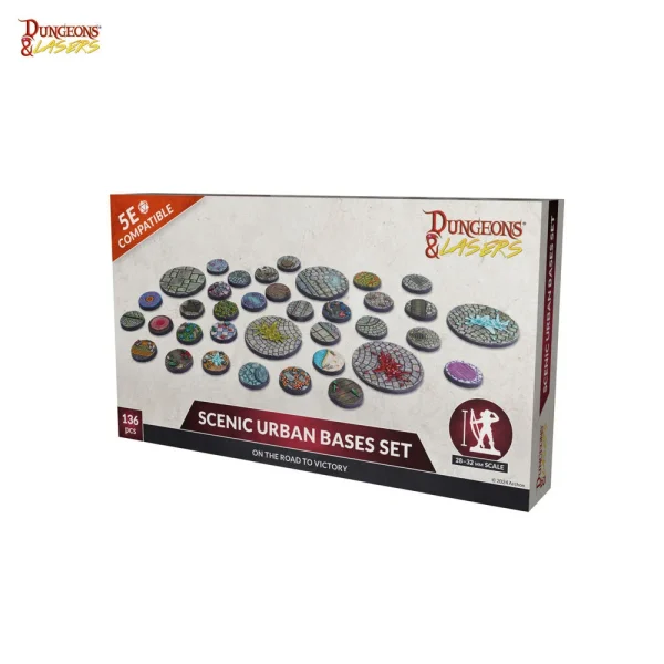Archon Studio - Dungeons & Lasers - Miniatures: SCENIC URBAN BASES SET