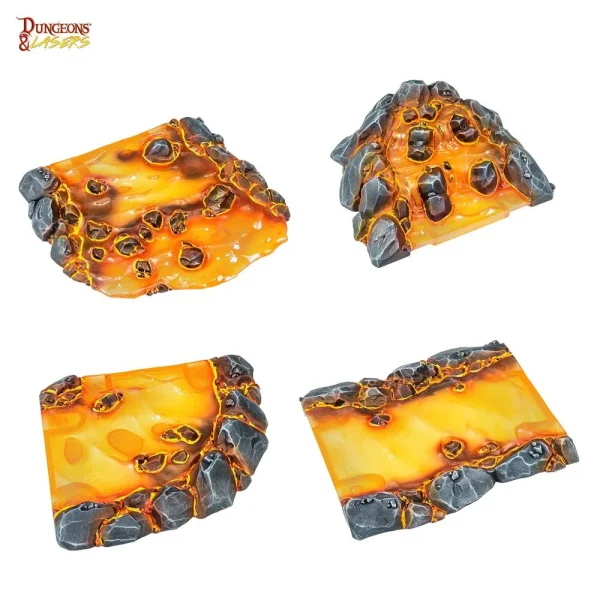 1414675455-1 Archon Studio - Dungeons & Lasers - Expansion Set: MODULAR LAVA