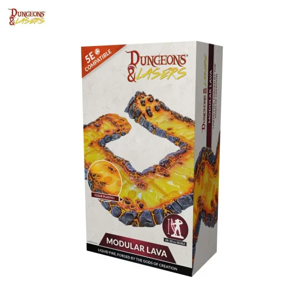 1414675455-2 Archon Studio - Dungeons & Lasers - Expansion Set: MODULAR LAVA