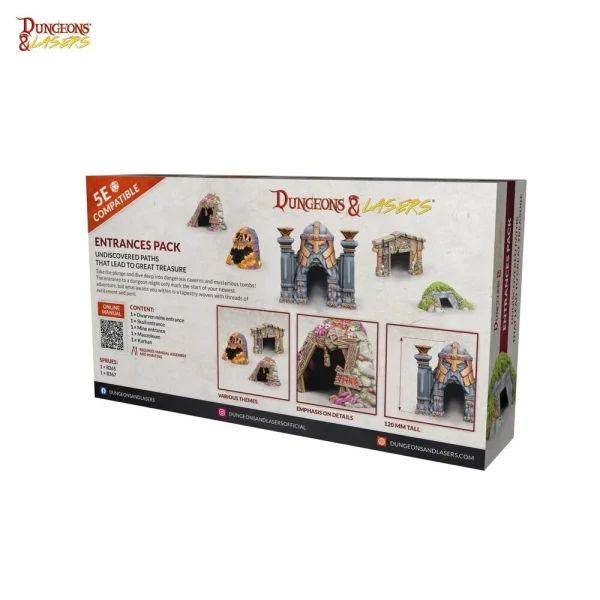 1414675462-7 Archon Studio - Dungeons & Lasers - Expansion Set: ENTRANCES PACK
