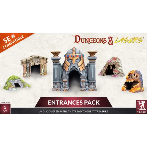 1414675462-8 Archon Studio - Dungeons & Lasers - Expansion Set: ENTRANCES PACK