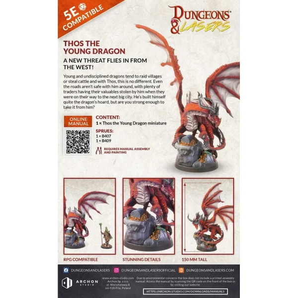 1414675479-5 Archon Studio - Dungeons & Lasers - Dragons: THOS THE YOUNG DRAGON