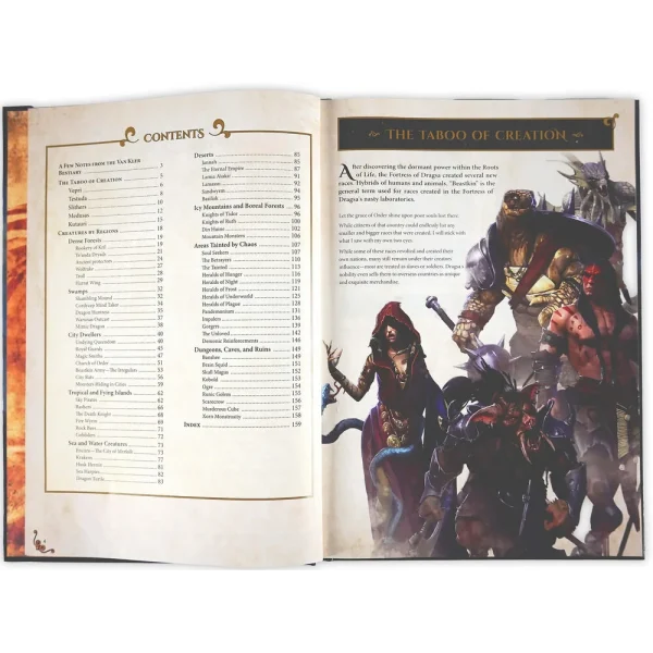 Archon Studio - Dungeons & Lasers - THE WORLD OF DEUSLAIR: BESTIARY BOOK (hardcover)