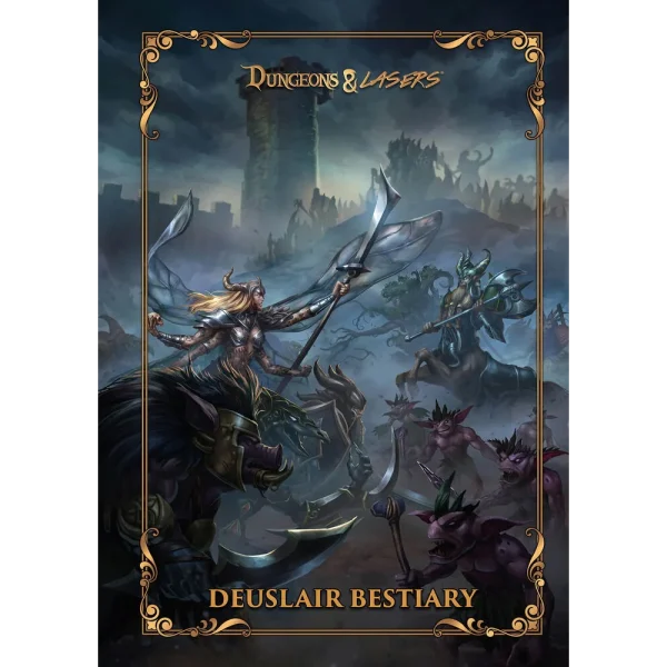 Archon Studio – Dungeons & Lasers THE WORLD OF DEUSLAIR: BESTIARY BOOK (hardcover) - Archon Studio - Ludik Vault