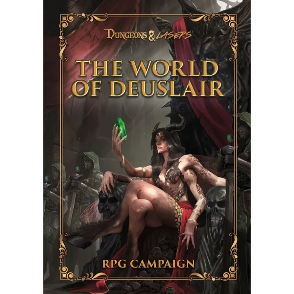 Archon Studio – Dungeons & Lasers THE WORLD OF DEUSLAIR: RPG CAMPAIGN (hardcover) - Archon Studio - Ludik Vault