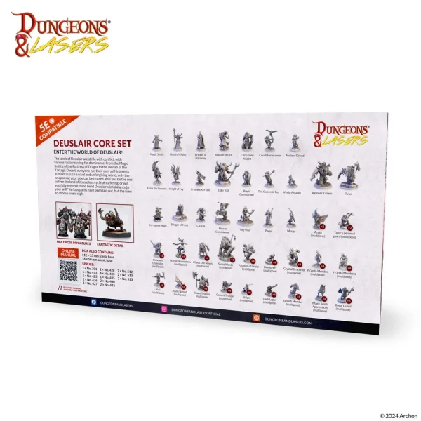 1414676711-1 Archon Studio - Dungeons & Lasers - Miniatures: DEUSLAIR: CORE SET