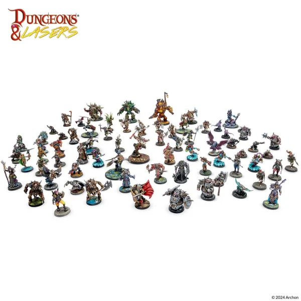 1414676711-2 Archon Studio - Dungeons & Lasers - Miniatures: DEUSLAIR: CORE SET