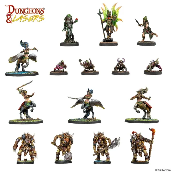 1414676711-5 Archon Studio - Dungeons & Lasers - Miniatures: DEUSLAIR: CORE SET