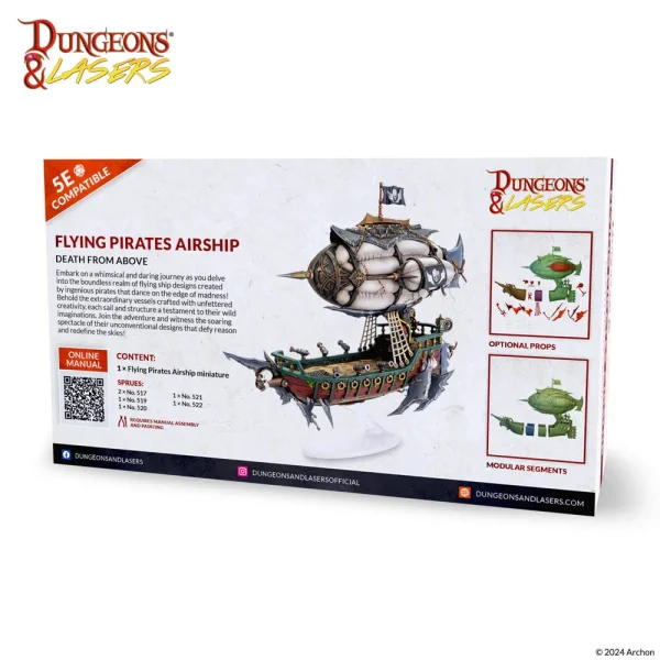 1414676735-1 Archon Studio - Dungeons & Lasers - DEUSLAIR: FLYING PIRATES AIRSHIP