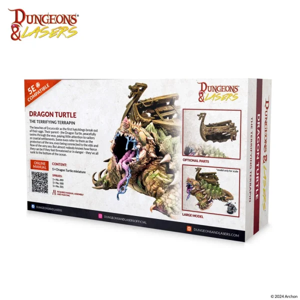 Archon Studio - Dungeons & Lasers - Miniatures: DRAGON TURTLE