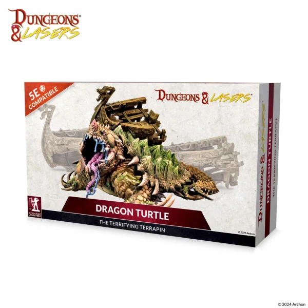 1414677527 Archon Studio – Dungeons & Lasers Miniatures: DRAGON TURTLE - Archon Studio - Ludik Vault