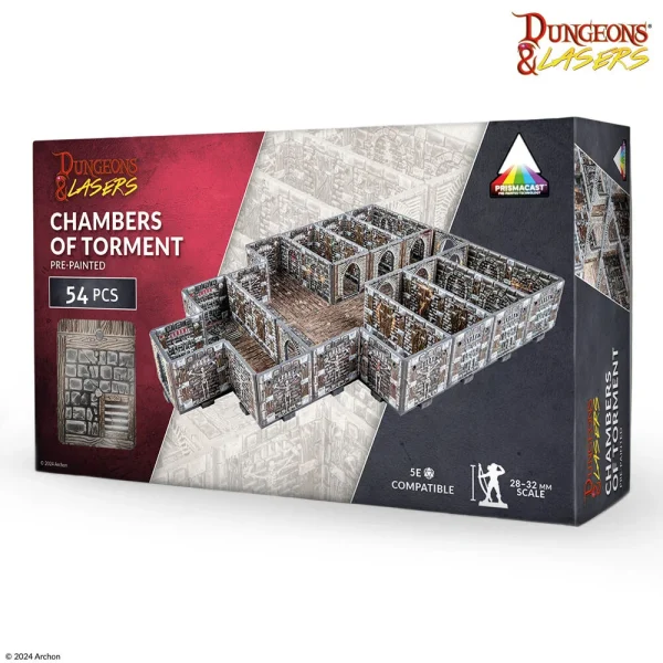 1414677824-4 Archon Studio - Dungeons & Lasers - CHAMBERS OF TORMENT: PRE-PAINTED