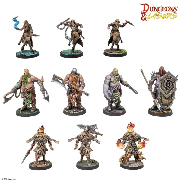 1414677879-2 Archon Studio - Dungeons & Lasers - Miniatures: ARMIES OF DEUSLAIR