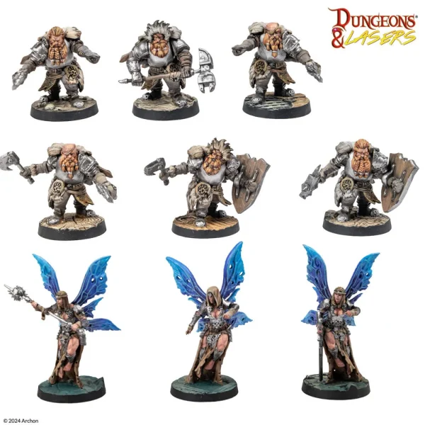 1414677879-3 Archon Studio - Dungeons & Lasers - Miniatures: ARMIES OF DEUSLAIR