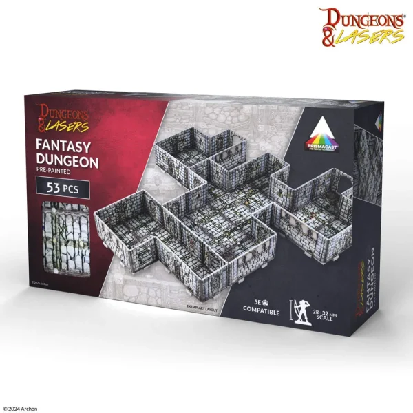 Archon Studio - Dungeons & Lasers - FANTASY DUNGEON: PRE-PAINTED