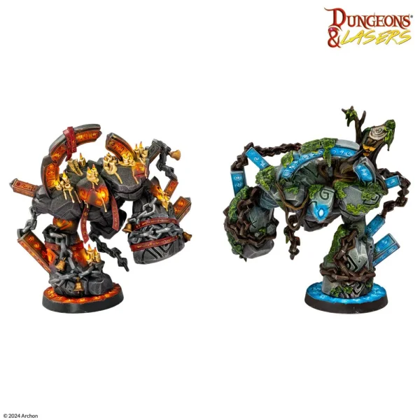Archon Studio - Dungeons & Lasers - Miniatures: RUNIC GOLEMS