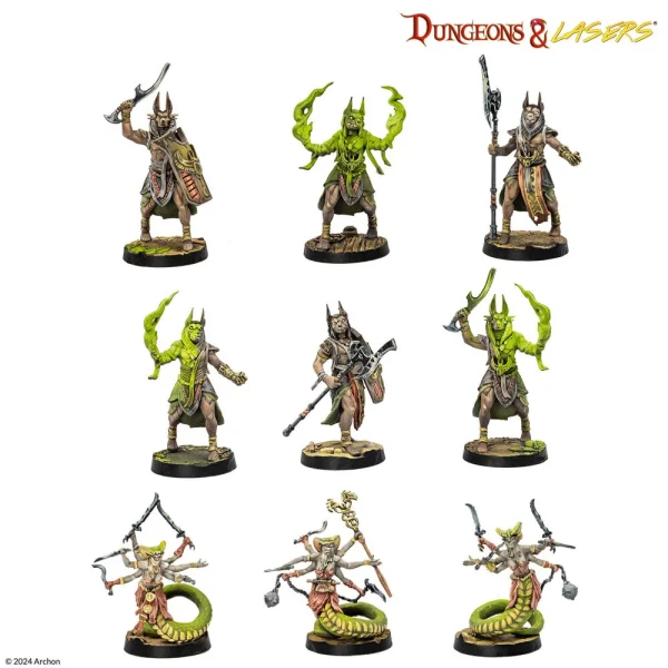 1414679101-2 Archon Studio - Dungeons & Lasers - Miniatures: WHITE EYES DUNES