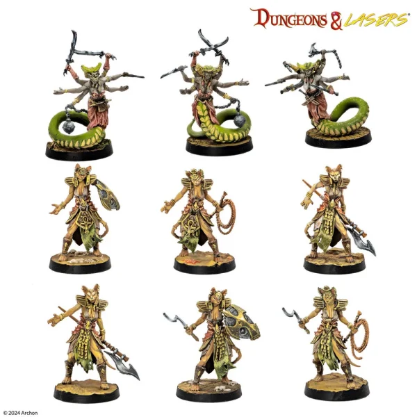 1414679101-3 Archon Studio - Dungeons & Lasers - Miniatures: WHITE EYES DUNES