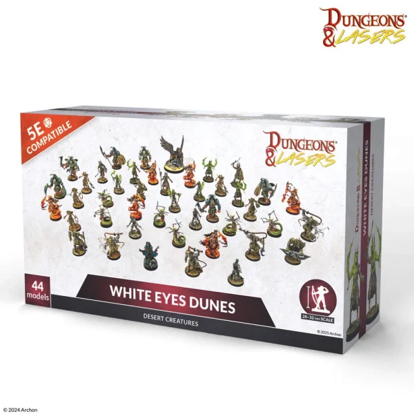 1414679101-7 Archon Studio - Dungeons & Lasers - Miniatures: WHITE EYES DUNES