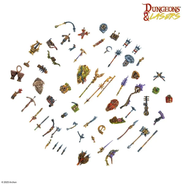1414679620-1 Archon Studio - Dungeons & Lasers - Adventurer's Gear Set