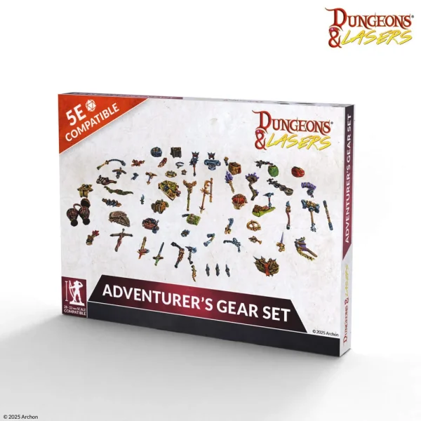 Archon Studio – DUNGEONS & LASERS Adventurer&rsquo;s Gear Set - Archon Studio - Ludik Vault