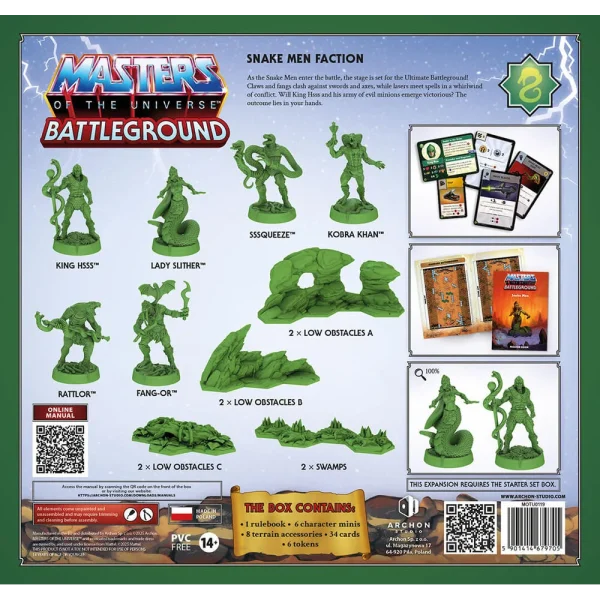1414679729-3 Archon Studio - Masters of the Universe - BATTLEGROUND Wave 8 - Snake Men Faction (FR)
