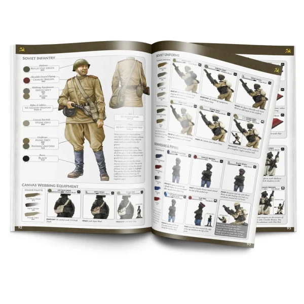 1988558066-3 Vallejo - Colours of War Painting WWII & WWIII miniatures English - 75013