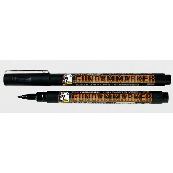 3028033007 Mr Hobby – Black (Brush Type) Marker – GM-20 - Mr Hobby - Ludik Vault