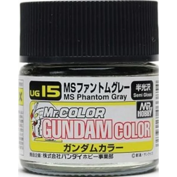 3028033854 Mr Hobby – Gundam Color (10ml) Phantom Grey – UG-15 - Mr Hobby - Ludik Vault