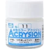 Mr Hobby – Acrysion (10 ml) Flat White – N-011 - Mr Hobby - Ludik Vault
