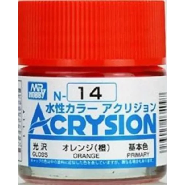 3028034097 Mr Hobby – Acrysion (10 ml) Orange – N-014 - Mr Hobby - Ludik Vault