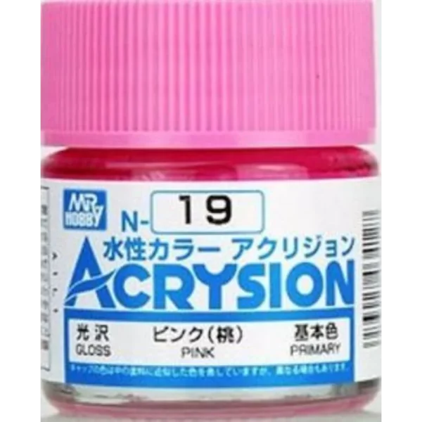3028034127 Mr Hobby – Acrysion (10 ml) Pink – N-019 - Mr Hobby - Ludik Vault