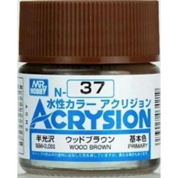 3028034219 Mr Hobby – Acrysion (10 ml) Wood Brown – N-037 - Mr Hobby - Ludik Vault