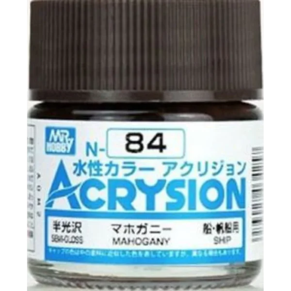 3028034257 Mr Hobby – Acrysion (10 ml) Mahogany – N-084 - Mr Hobby - Ludik Vault