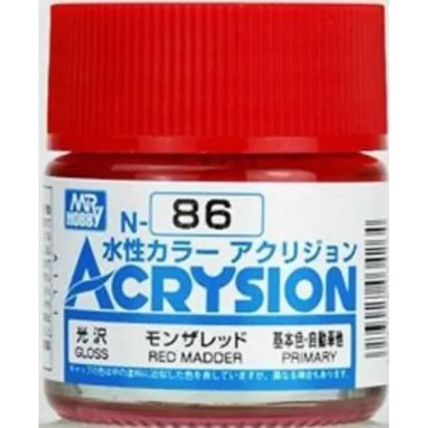 3028034264 Mr Hobby – Acrysion (10 ml) Red Madder – N-086 - Mr Hobby - Ludik Vault
