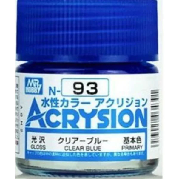 3028034301 Mr Hobby – Acrysion (10 ml) Clear Blue – N-093 - Mr Hobby - Ludik Vault