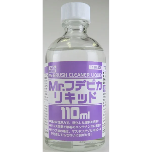3028112184 Mr Hobby – Mr. Brush Cleaner Liquid 110ml – T-118 - Mr Hobby - Ludik Vault