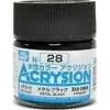 3028112351 Mr Hobby – Acrysion (10 ml) Metal Black – N-028 - Mr Hobby - Ludik Vault