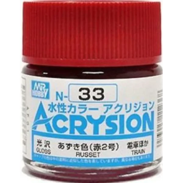 3028112368 Mr Hobby – Acrysion (10 ml) Russet – N-033 - Mr Hobby - Ludik Vault