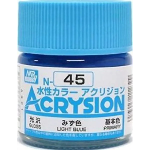 Mr Hobby – Acrysion (10 ml) Light Blue – N-045 - Mr Hobby - Ludik Vault