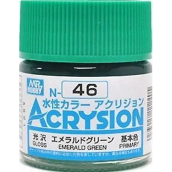 3028112405 Mr Hobby – Acrysion (10 ml) Emerald Green – N-046 - Mr Hobby - Ludik Vault