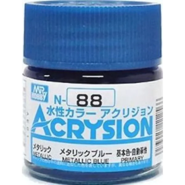 3028112566 Mr Hobby – Acrysion (10 ml) Metallic Blue – N-088 - Mr Hobby - Ludik Vault