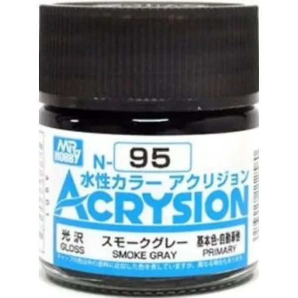 3028112580 Mr Hobby – Acrysion (10 ml) Smoke Gray – N-095 - Mr Hobby - Ludik Vault