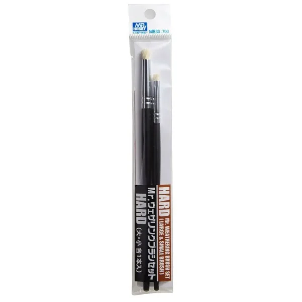 3028112702 Mr Hobby – Mr. Weathering Brush Set Hard – MB-30 - Mr Hobby - Ludik Vault