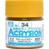 3028112771 Mr Hobby – Acrysion (10 ml) Cream Yellow – N-034 - Mr Hobby - Ludik Vault