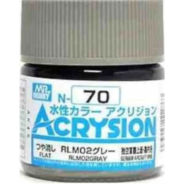 3028112863 Mr Hobby – Acrysion (10 ml) RLM02 Gray – N-070 - Mr Hobby - Ludik Vault