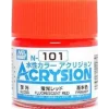 Mr Hobby – Acrysion (10 ml) Fluorescent Red – N-101 - Mr Hobby - Ludik Vault