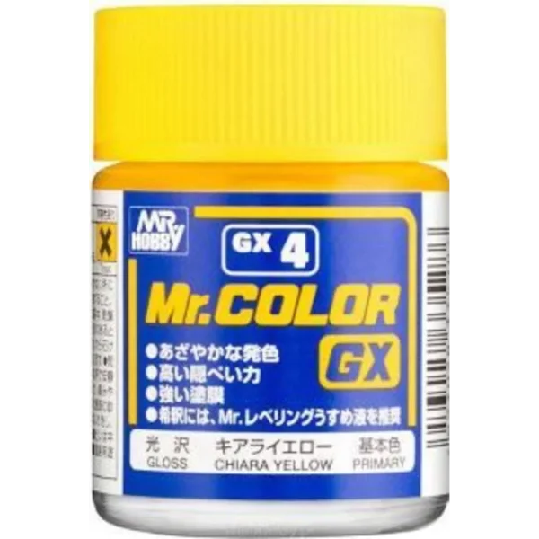 3028335286 Mr Hobby – Mr. Color GX (18 ml) Chiara Yellow – GX-4 - Mr Hobby - Ludik Vault