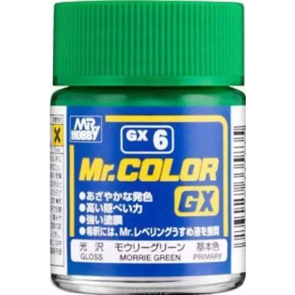 Mr Hobby – Mr. Color GX (18 ml) Morrie Green – GX-6 - Mr Hobby - Ludik Vault
